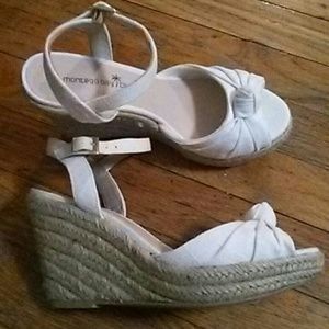 White espadrilles